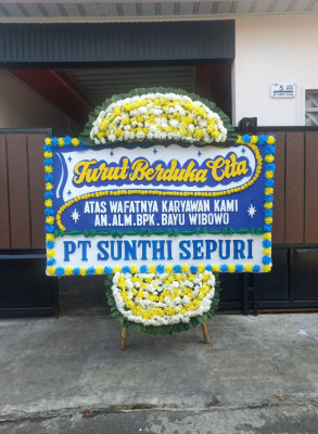 Papan Bunga Duka di Selagalas